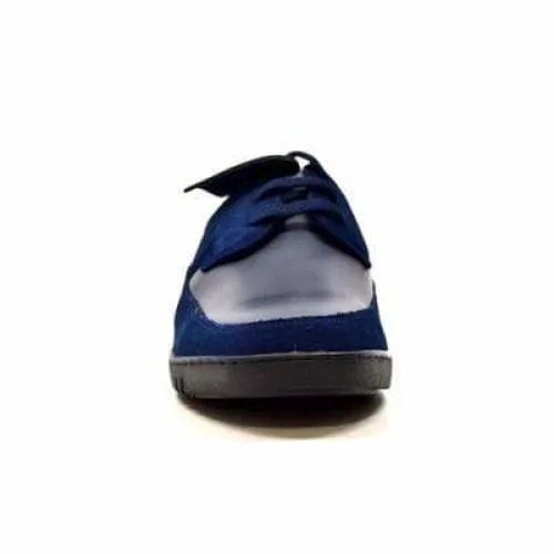 British Walkers Bristol Bally Style Navy Blue Men's Leather and Suede