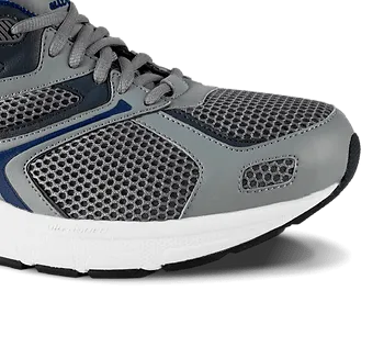 Cambrian Men's Ultra Mesh Walking Shoes- Grey/ Navy