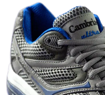 Cambrian Men's Ultra Mesh Walking Shoes- Grey/ Navy