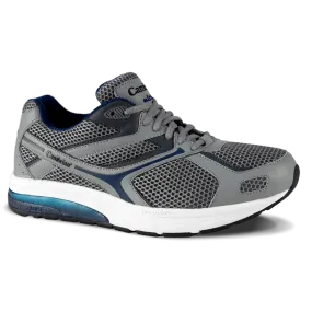 Cambrian Men's Ultra Mesh Walking Shoes- Grey/ Navy