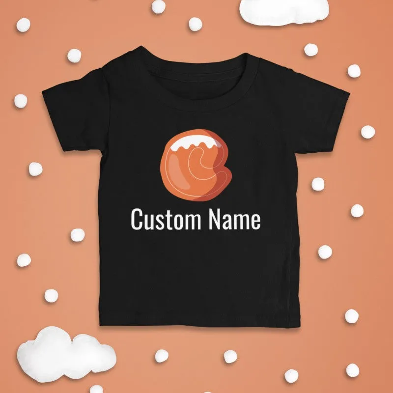 Custom Name T-shirt Baby Onesie Christmas Alphabet-256