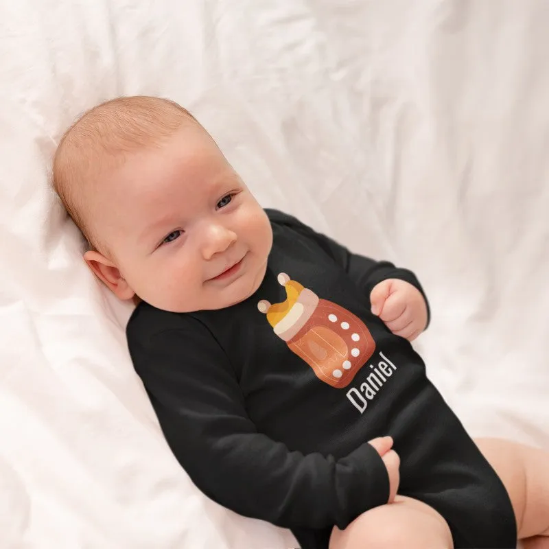 Custom Name T-shirt Baby Onesie Christmas Alphabet-256