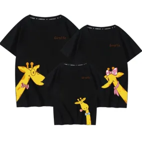 Dad and Son Matching Clothes Animal Giraffe Matching Family