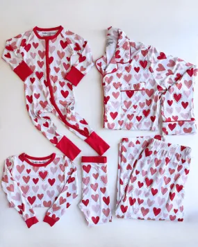 Family Matching Sleepwear - Hearts