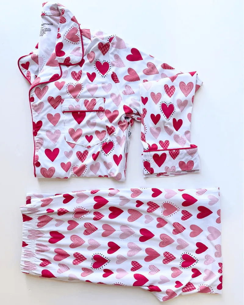 Family Matching Sleepwear - Hearts