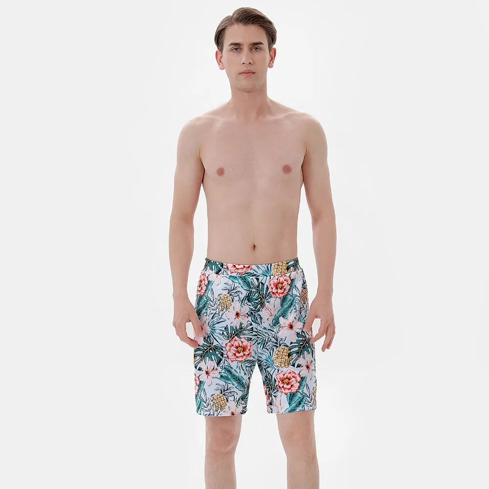 Family Matching Tropical Pineapple Printed Swimsuits