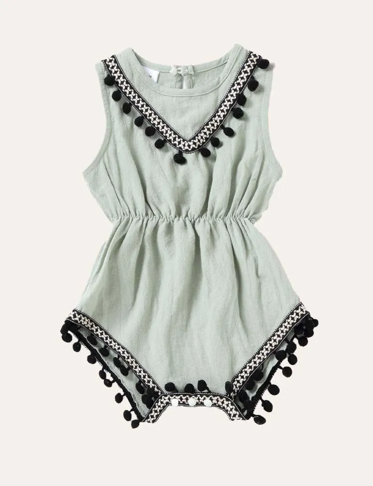 Family Matching Vest Dress