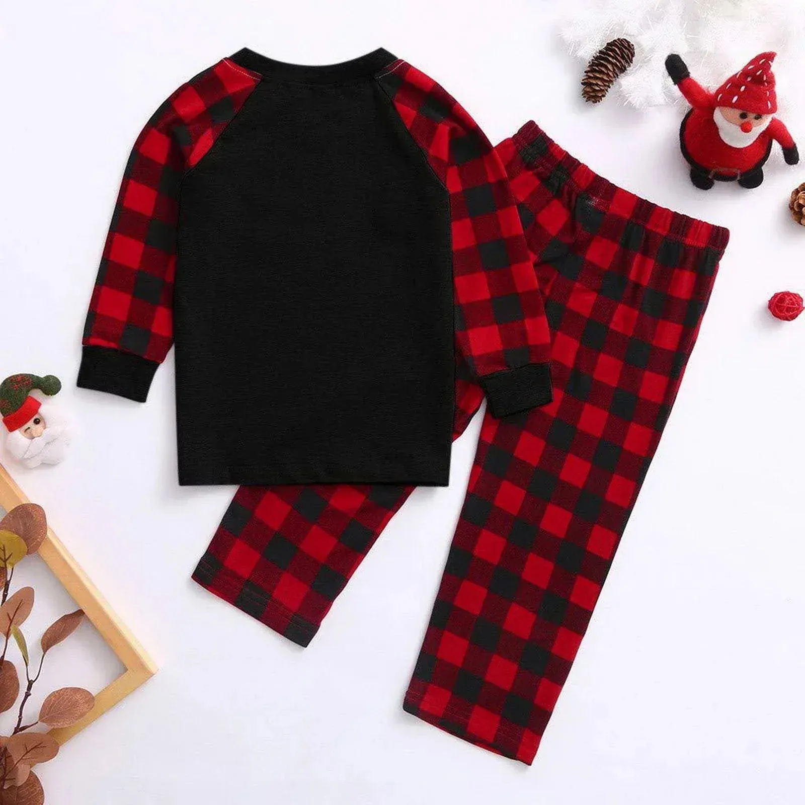 Fashion Xmas Letter Pajamas Set
