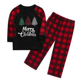 Fashion Xmas Letter Pajamas Set