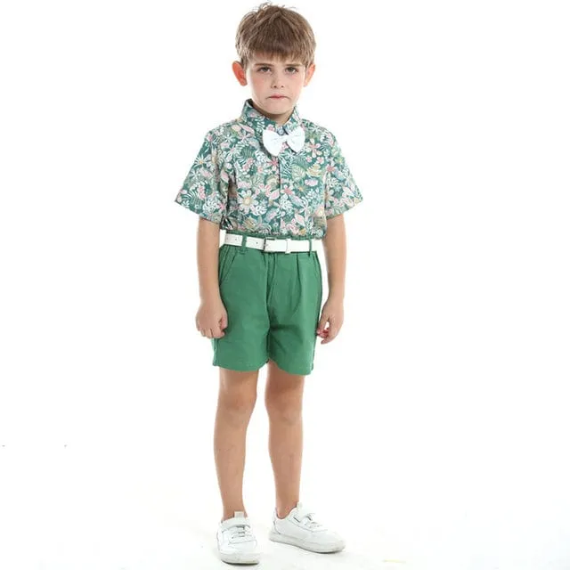 Floral Sibling Outfit For Boy and Girl