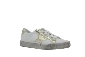 Merry Scoutt lace up sneaker patent gold