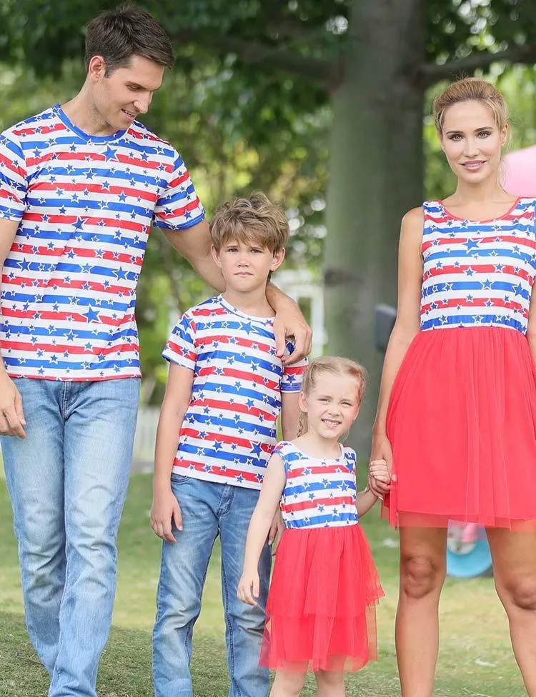 Mesh Family Matching Dress