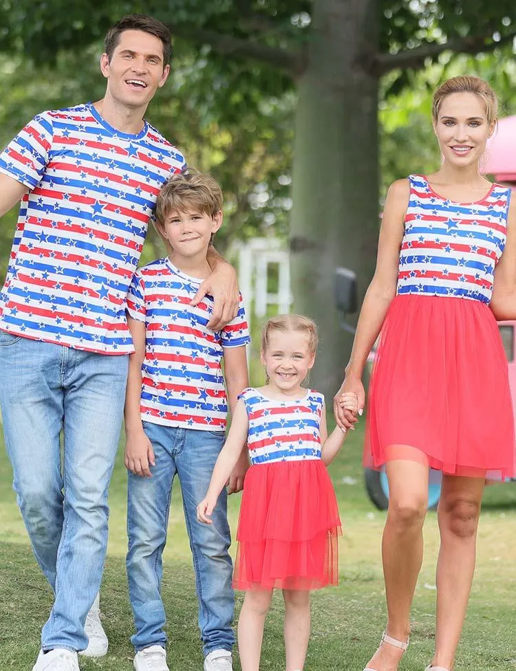 Mesh Family Matching Dress
