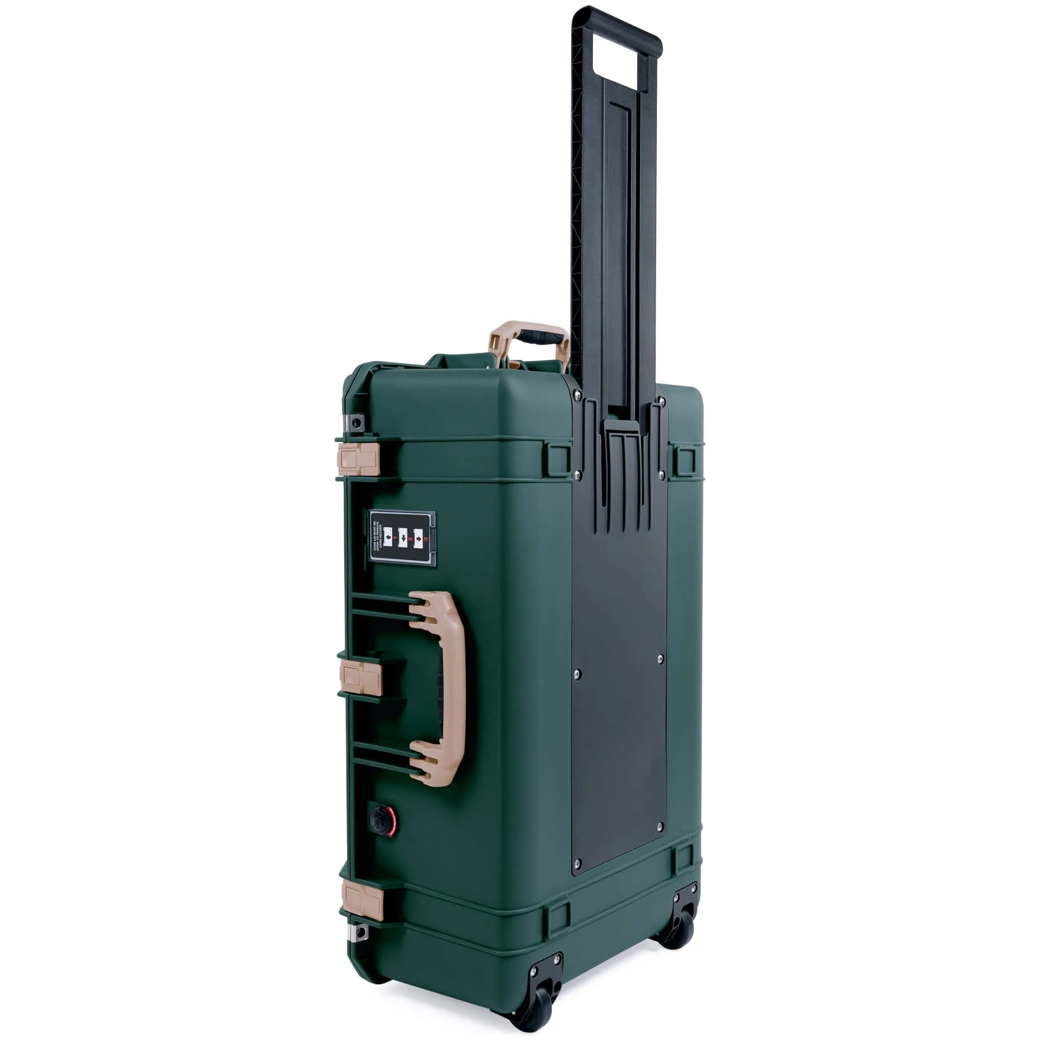 Pelican 1595 Air Case, Trekking Green with Desert Tan Handles & Latches