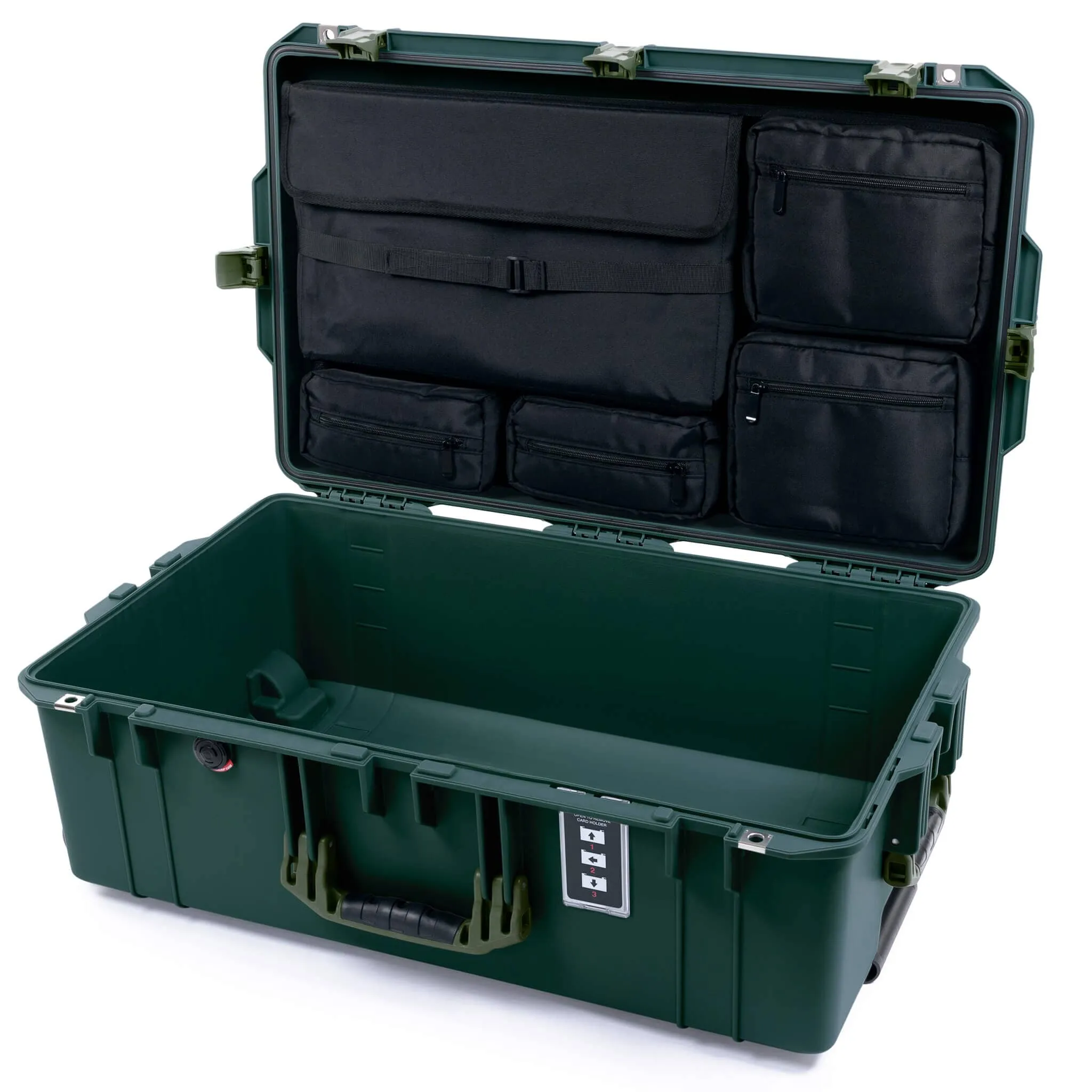 Pelican 1595 Air Case, Trekking Green with OD Green Handles & Latches