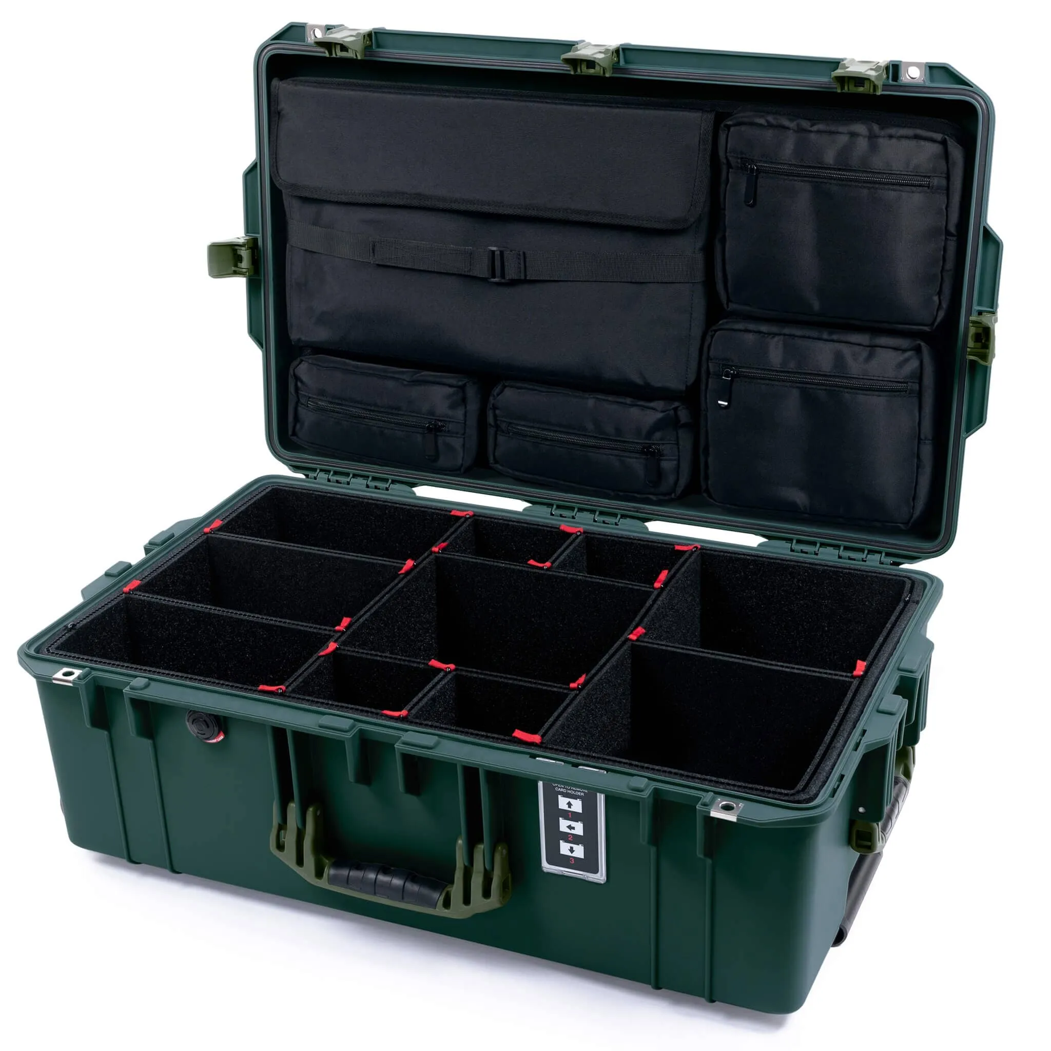 Pelican 1595 Air Case, Trekking Green with OD Green Handles & Latches
