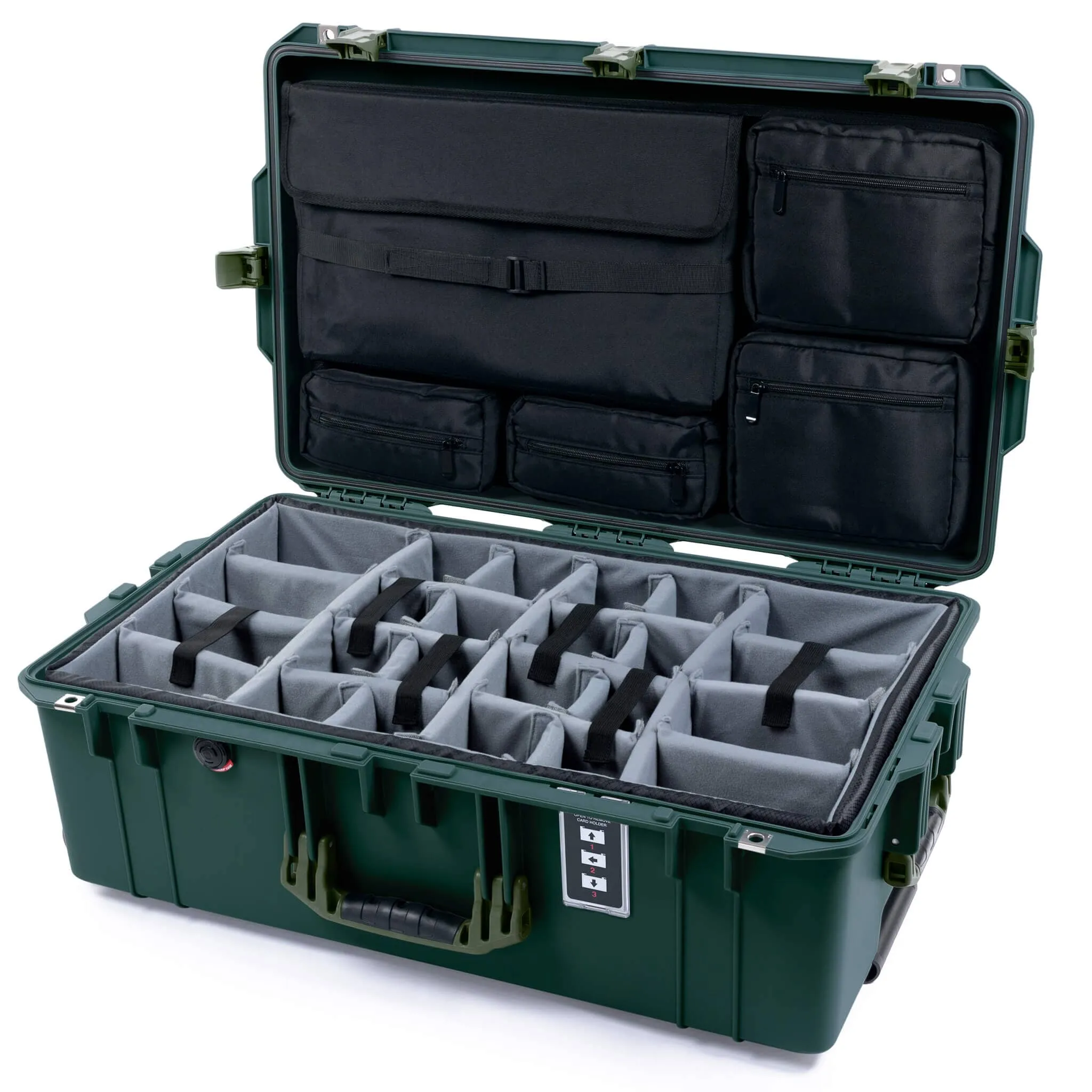 Pelican 1595 Air Case, Trekking Green with OD Green Handles & Latches