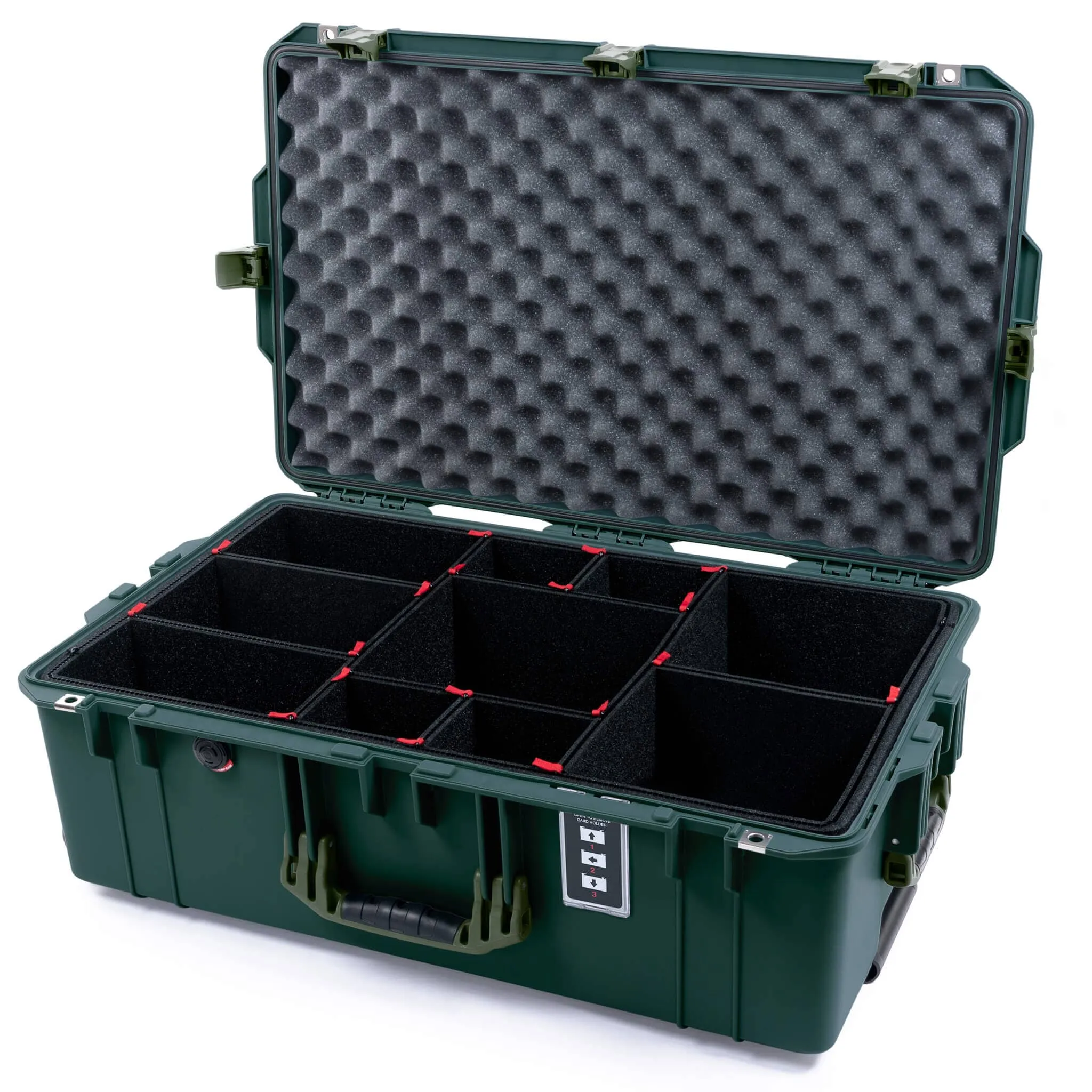 Pelican 1595 Air Case, Trekking Green with OD Green Handles & Latches