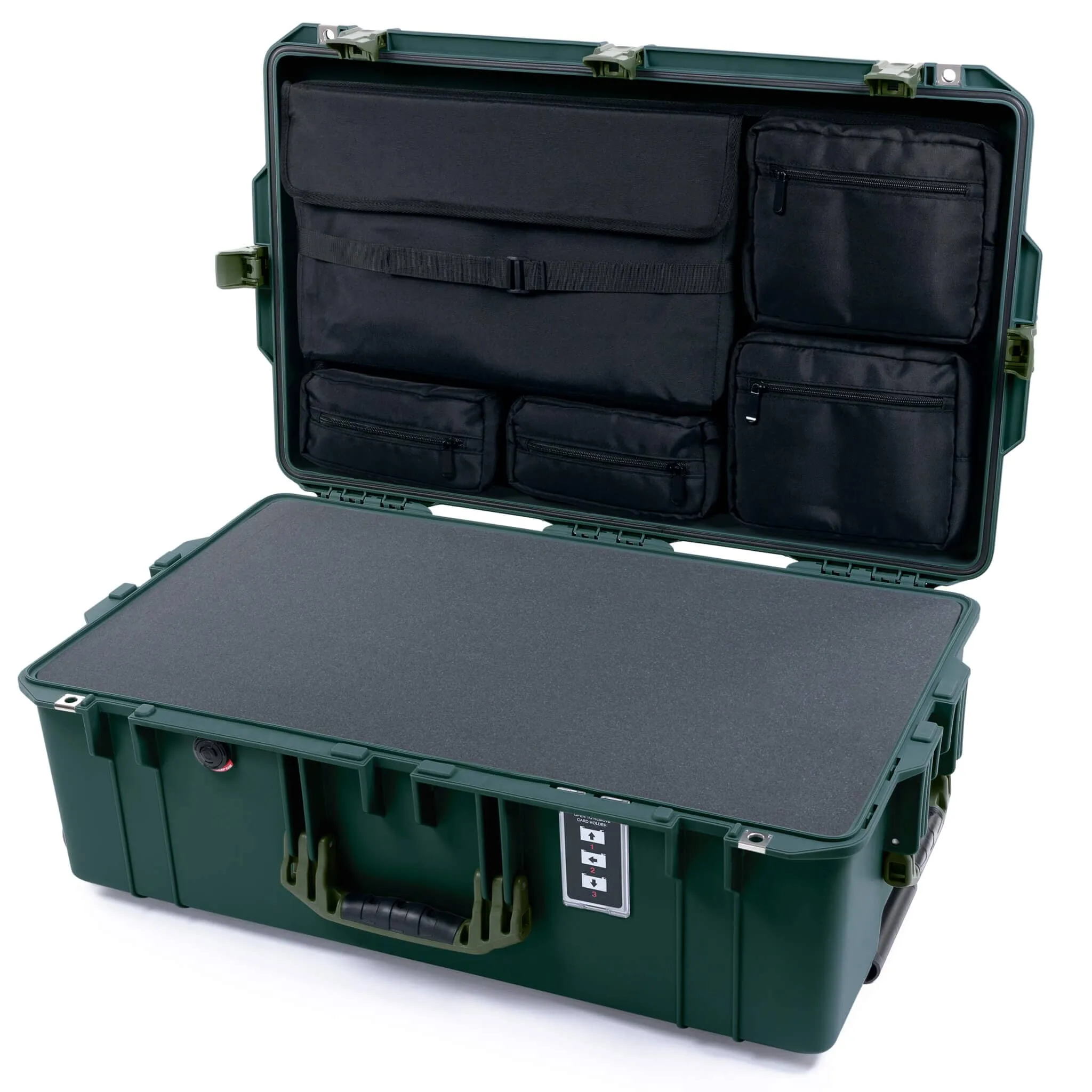 Pelican 1595 Air Case, Trekking Green with OD Green Handles & Latches