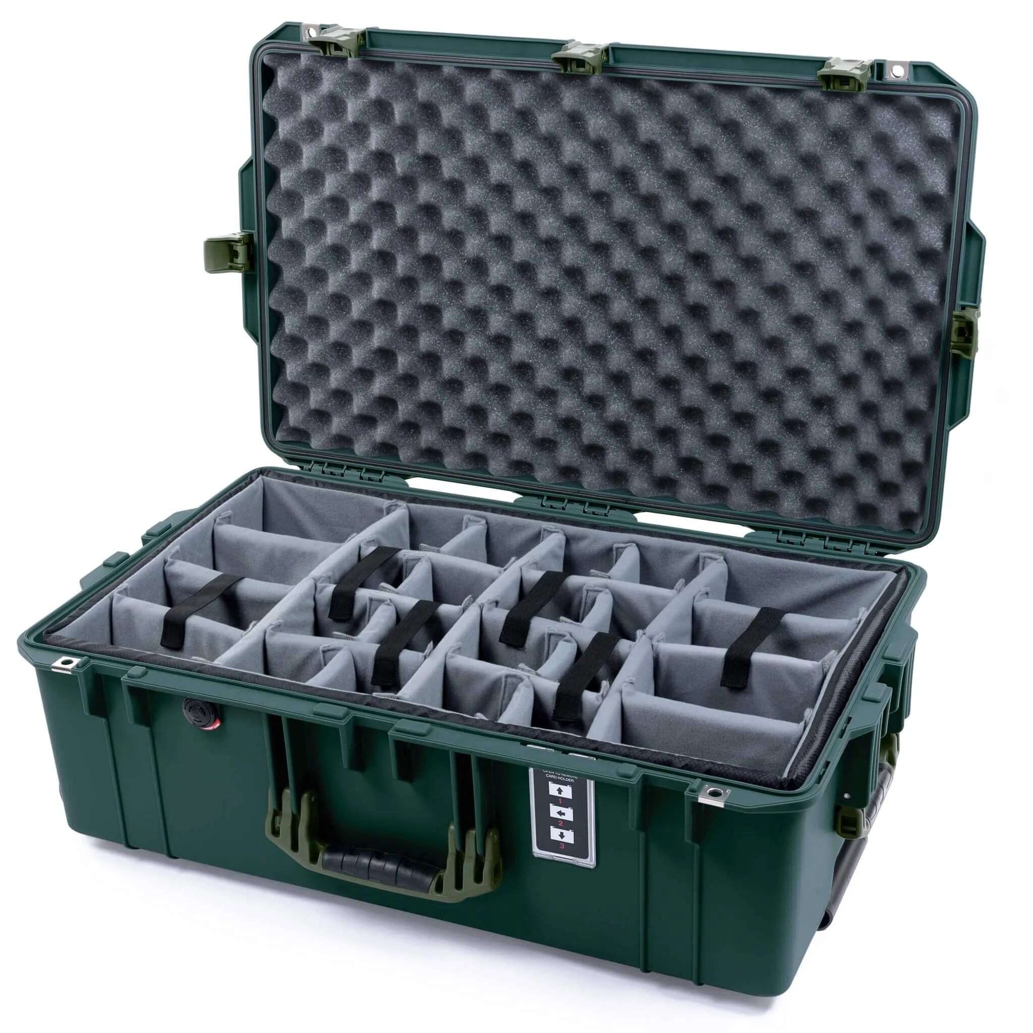 Pelican 1595 Air Case, Trekking Green with OD Green Handles & Latches