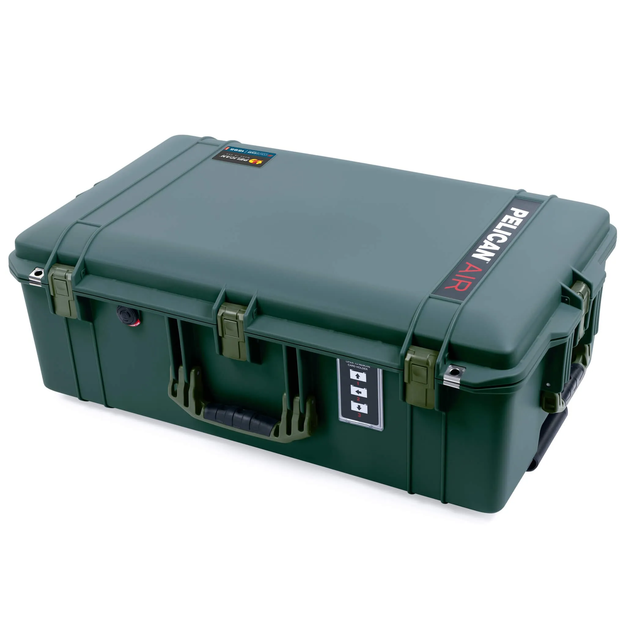Pelican 1595 Air Case, Trekking Green with OD Green Handles & Latches