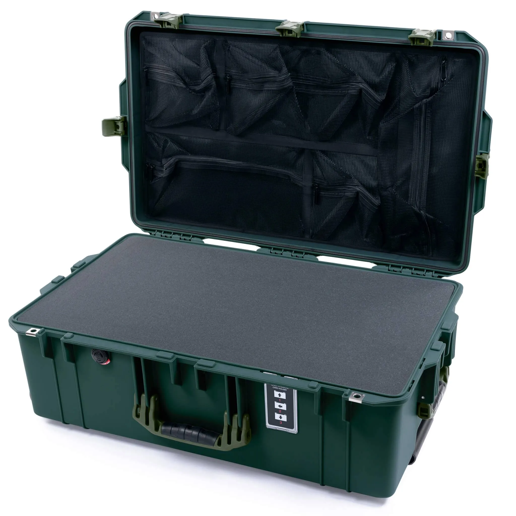Pelican 1595 Air Case, Trekking Green with OD Green Handles & Latches