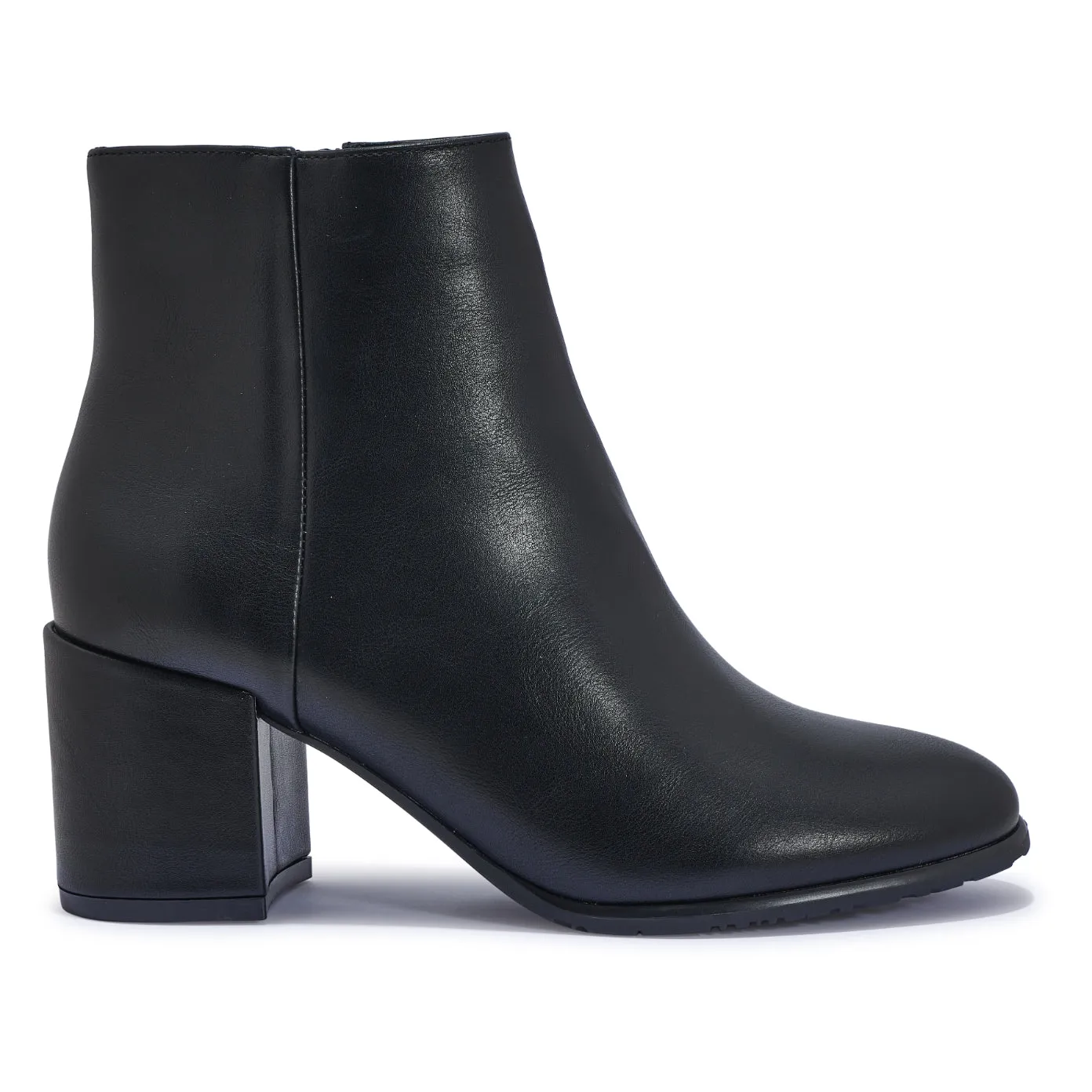 PUNCH1 BASIC BLOCK HEEL ANKLE BOOT