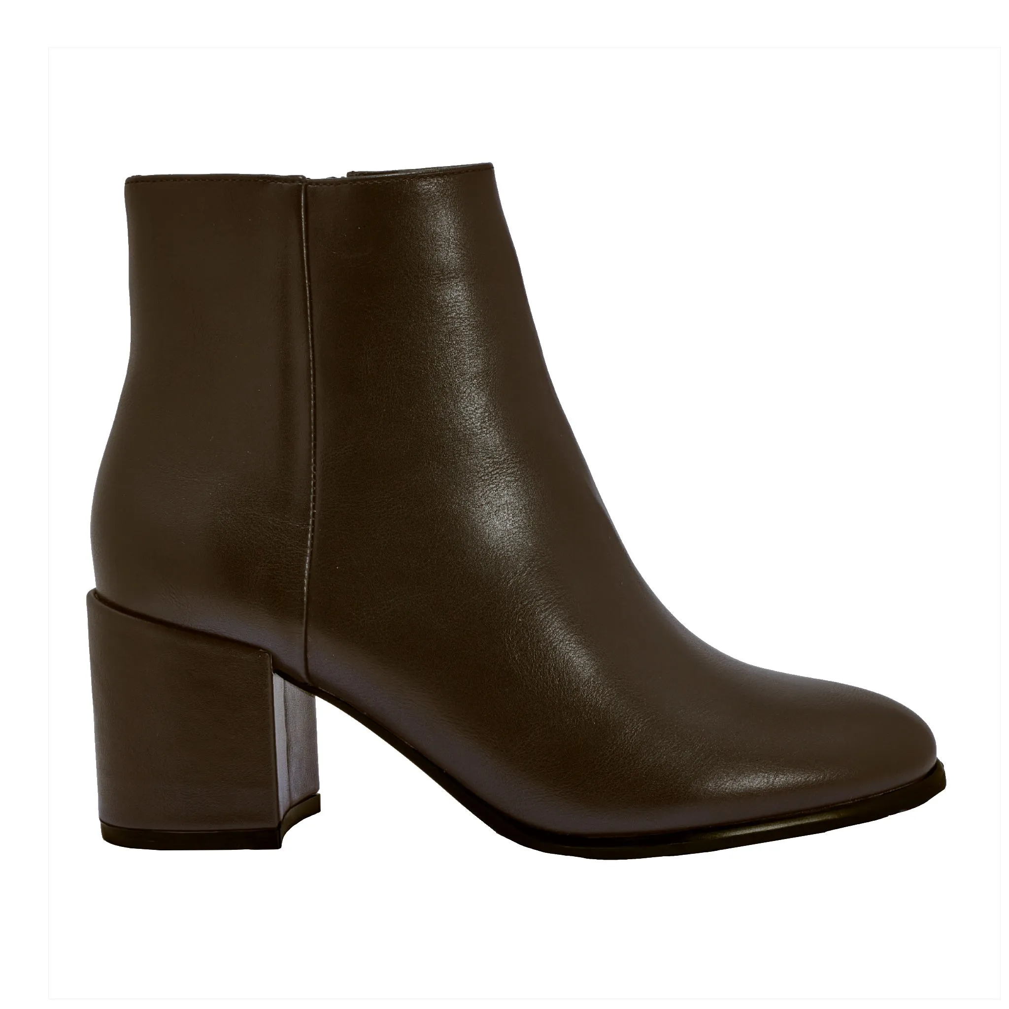 PUNCH1 BASIC BLOCK HEEL ANKLE BOOT