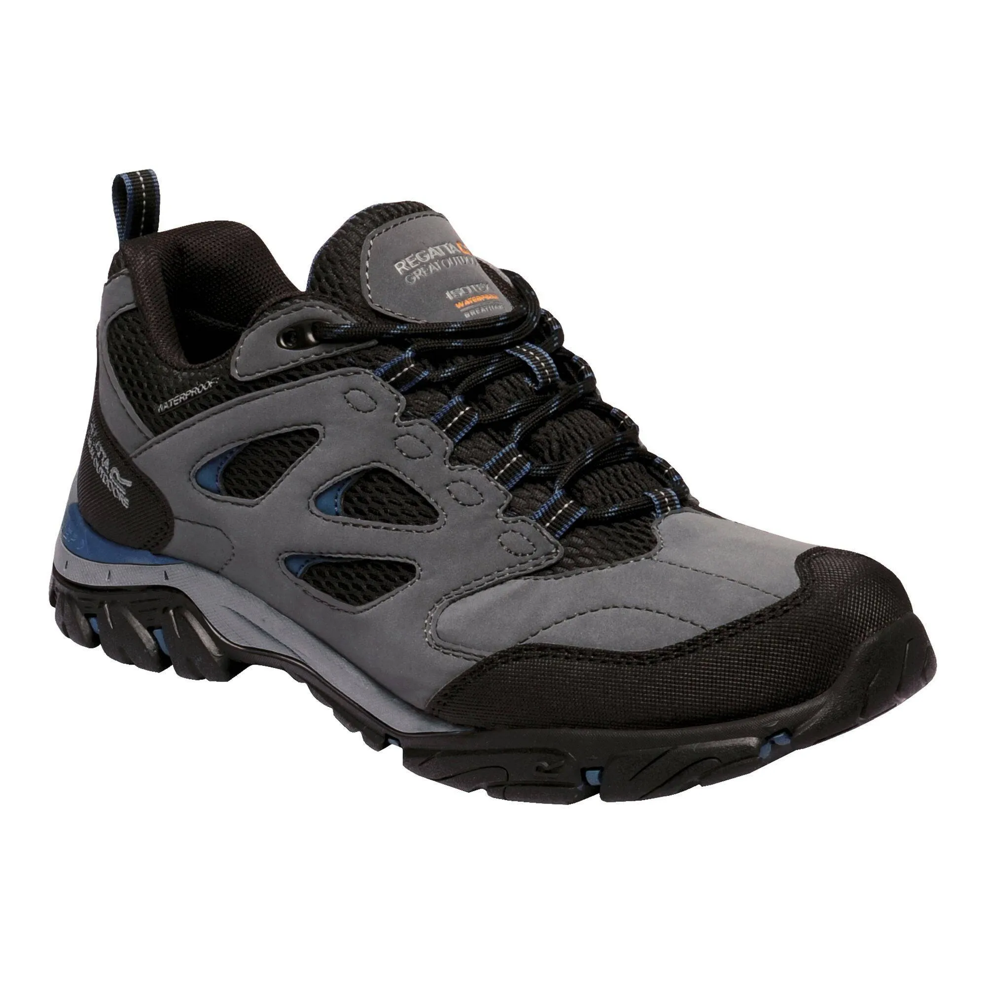 Regatta Mens Holcombe Shoe -GRANITE/DENIM