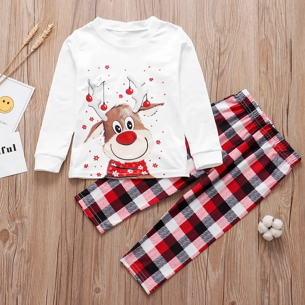 Xmas Family Matching Pajamas Deer Set